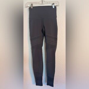 Lululemon Wunder Under High-Rise Tight *Mix & Mesh in the color Melanite- size 4